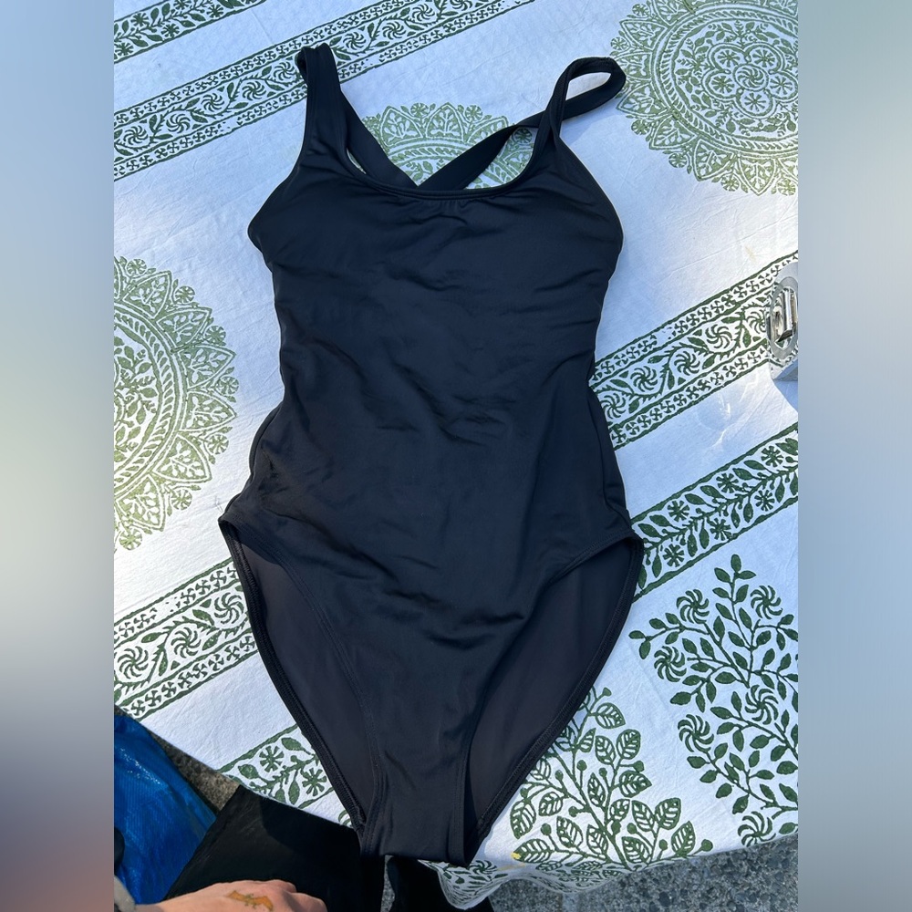 Andie Swim The Tulum One Piece Swimsuit Black Size Small Tall NWT